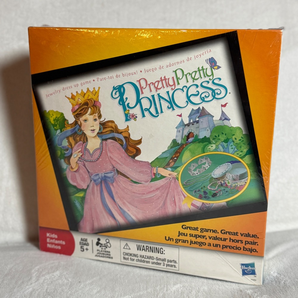 Pretty Pretty Princess Game by Milton Bradley - 2009 Edition - *New/Sealed* RARE